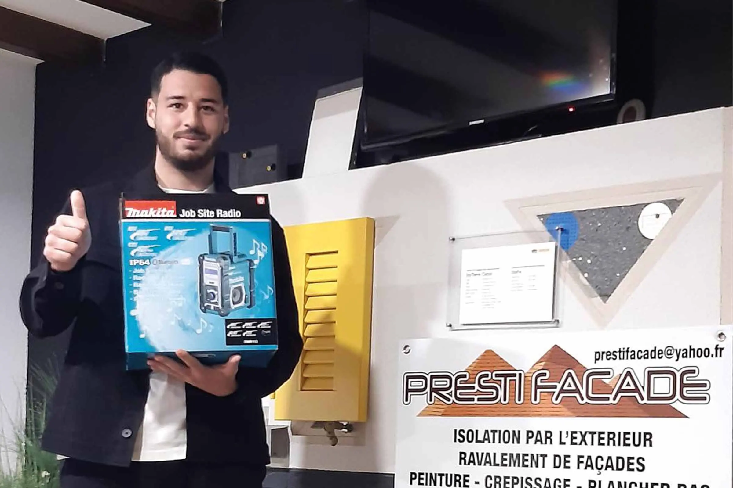 Gagnant radio Makita Sto _ JPO Mulhouse _ Presti Façade