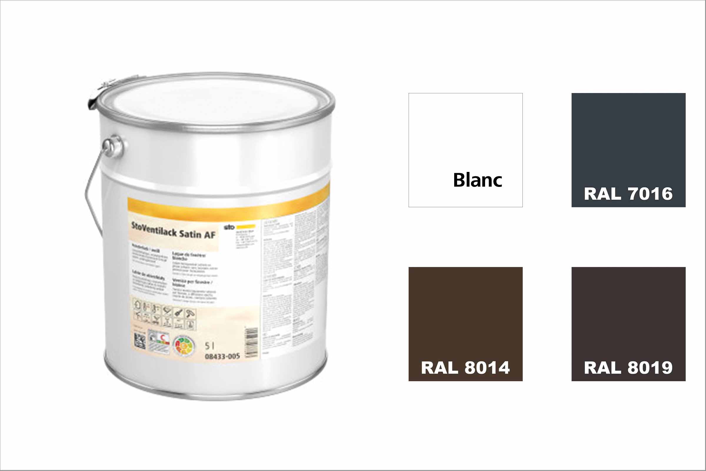 Pré-teintées Laques Sto