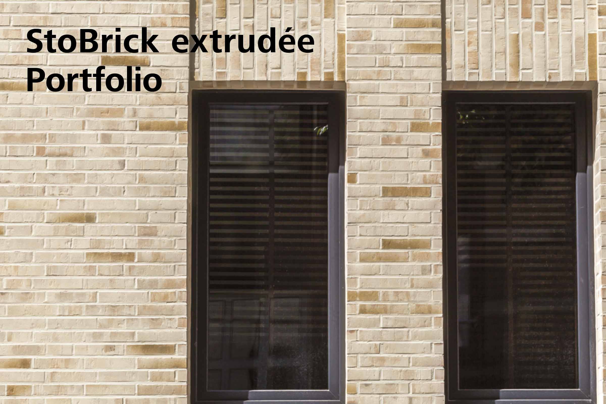 Portfolio parement en terre cuite StoBrick extrudée