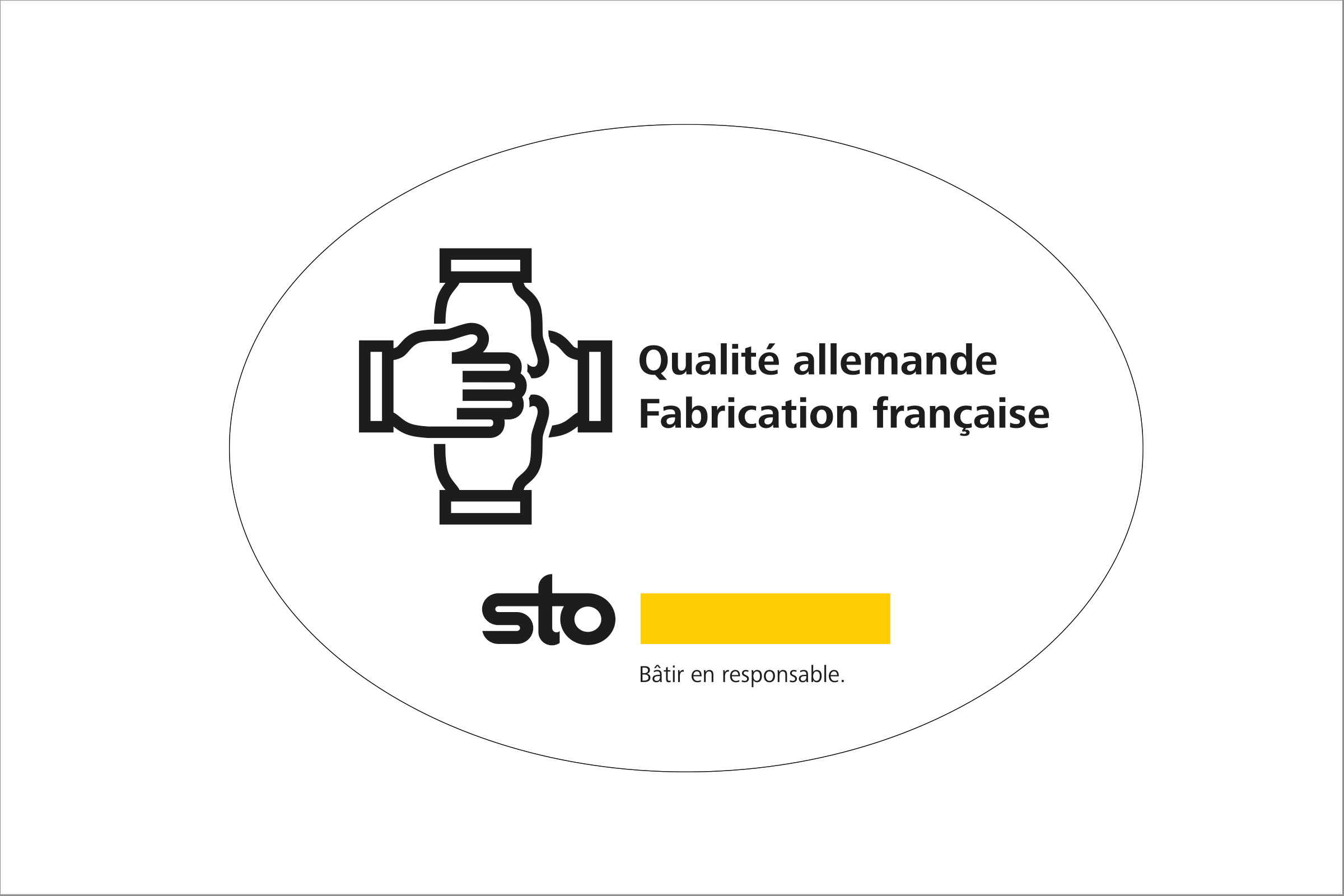 Logo Sto qualité allemande fabrication française