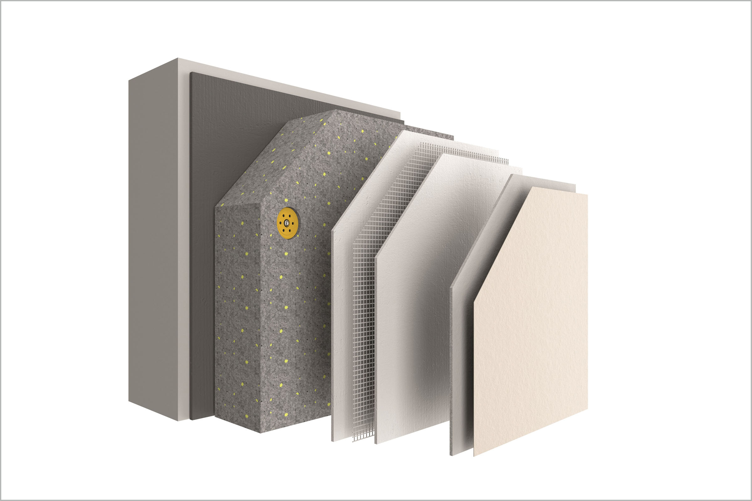 Eclaté système StoTherm AimS