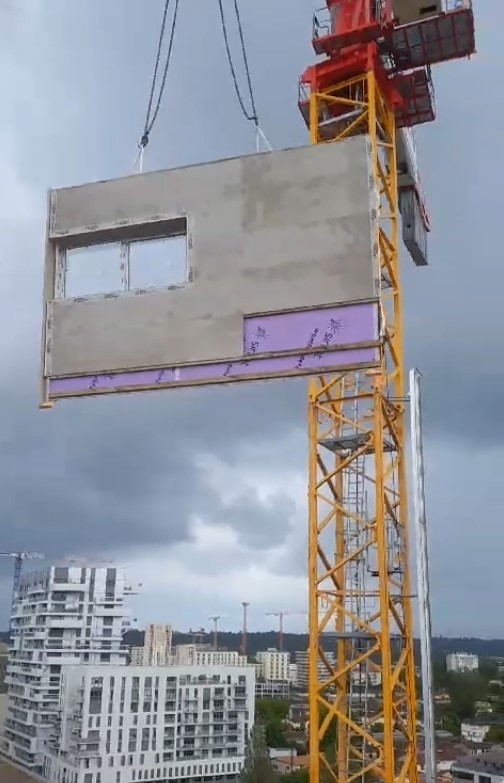 StoVentec sur COB, panneaux préfabriqué en bois, Iksso Bordeaux