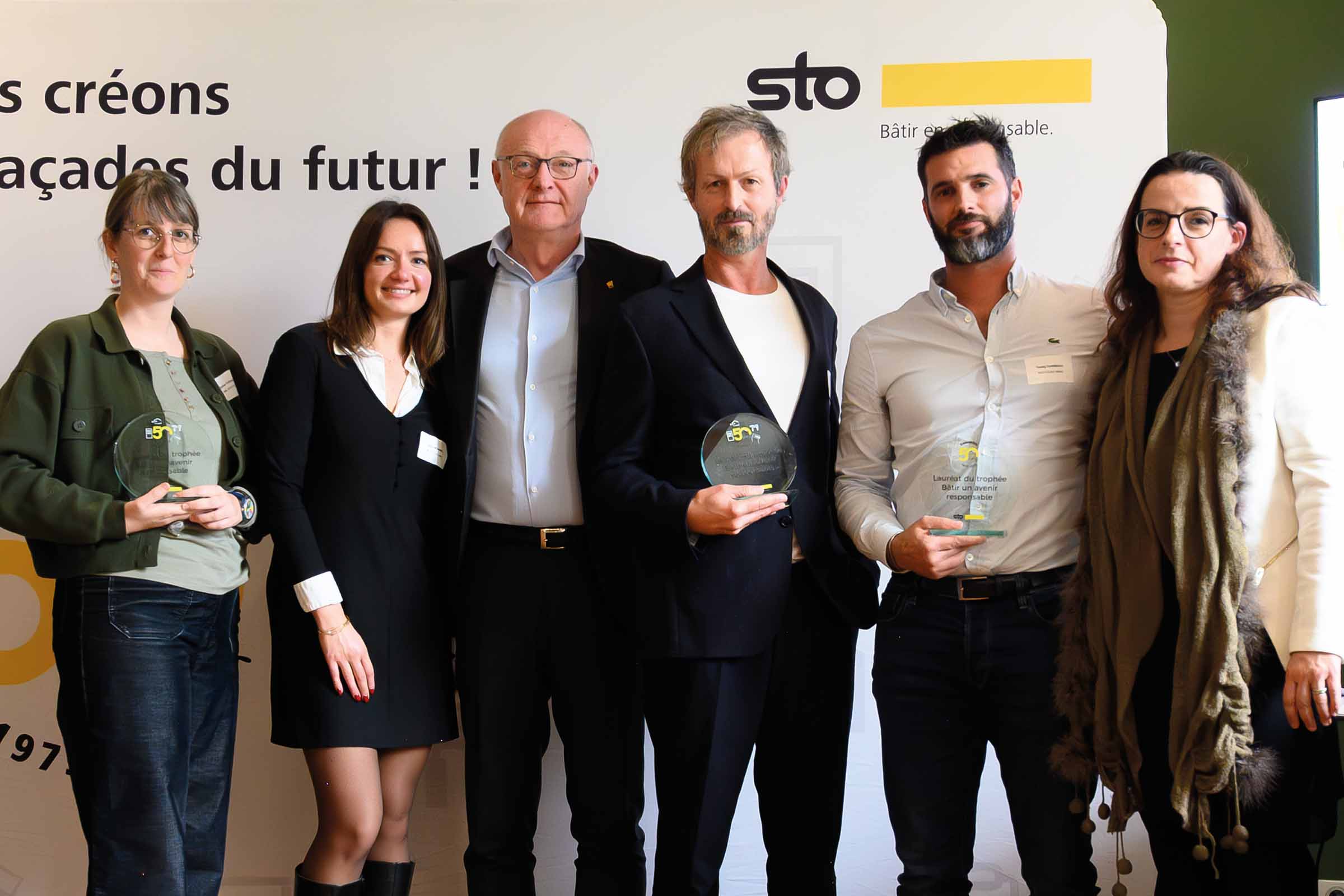 Trophée "Bâtir un avenir responsable : COBE Architecture, DSA, Bouygues Imobilier