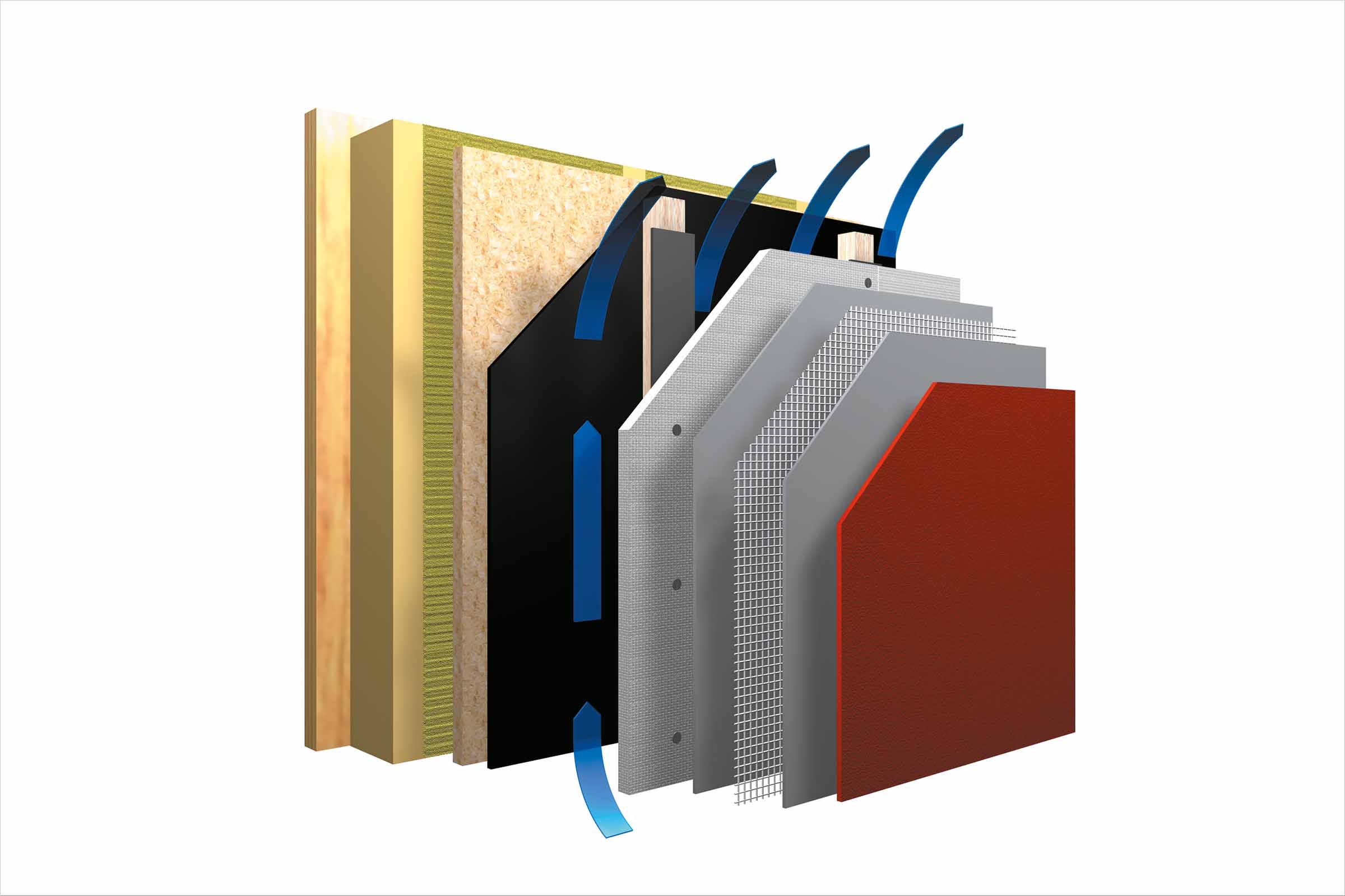 Système Bardage ventilé StoVentec R sur FOB