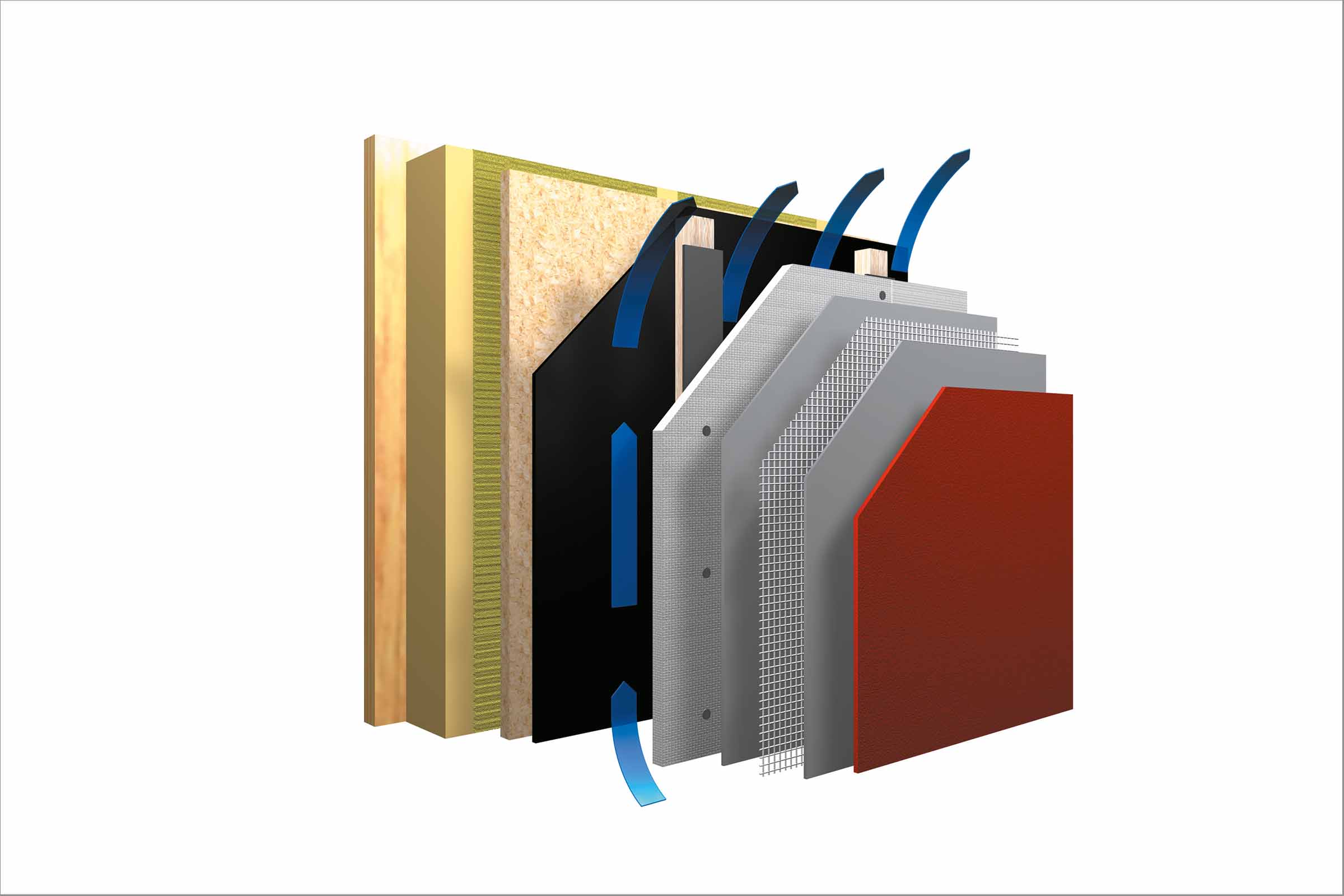 Système Bardage ventilé StoVentec R sur COB