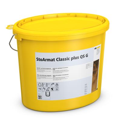 Photo produit : Seau jaune Sto, sous-enduit StoArmat Classic Plus QS G