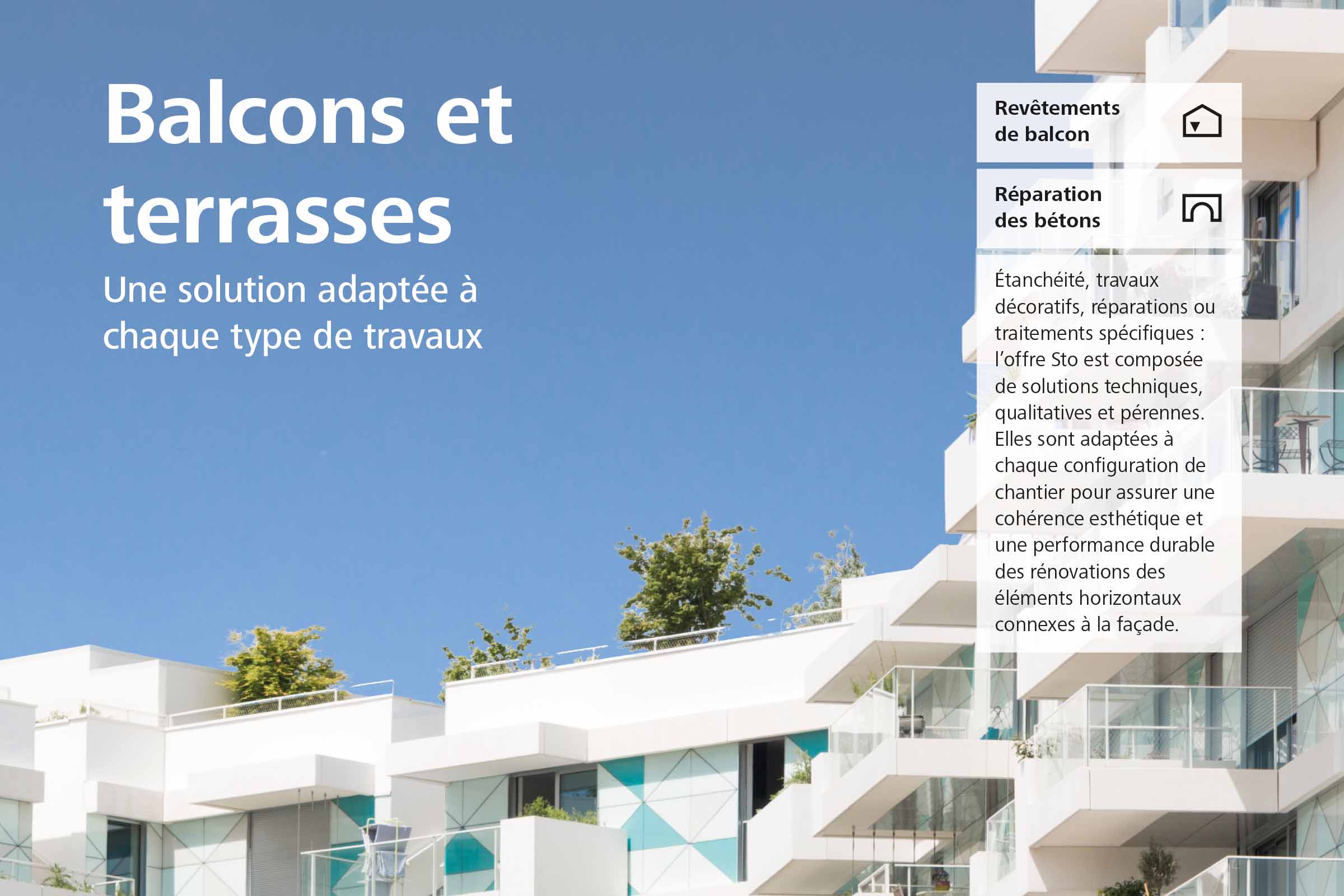 brochure Balcons & terrasses Sto