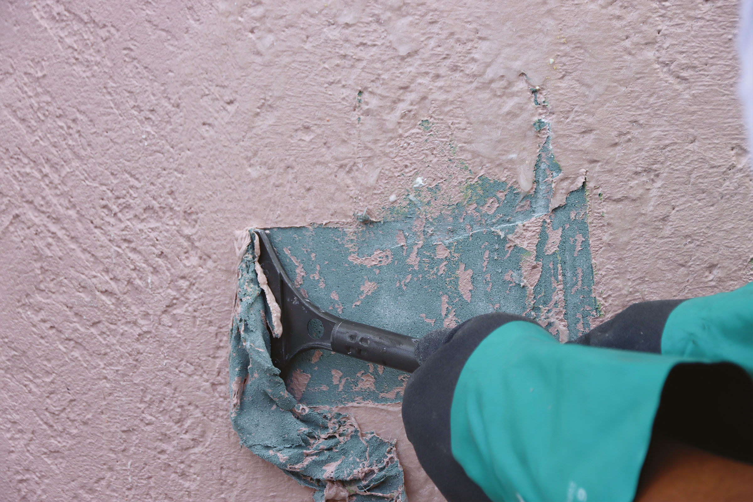 Décapagne revêtement de façade