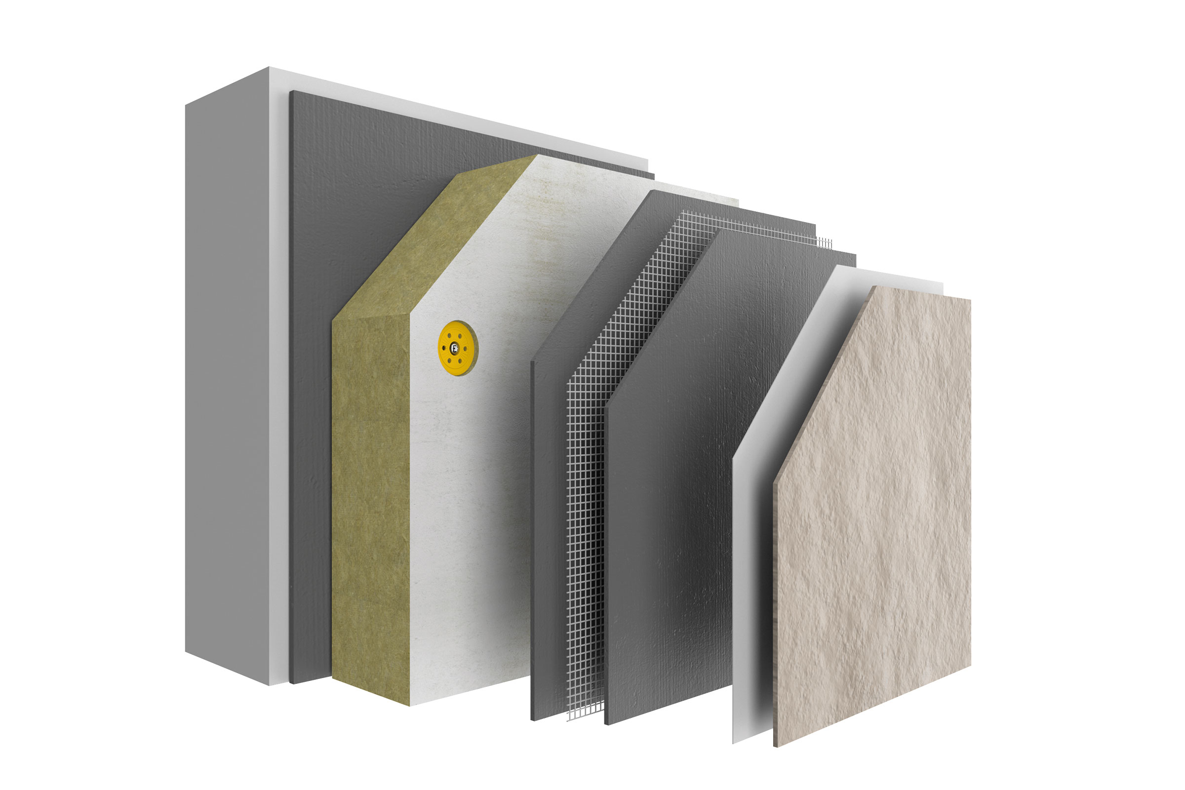 Eclaté système StoTherm Minéral COB