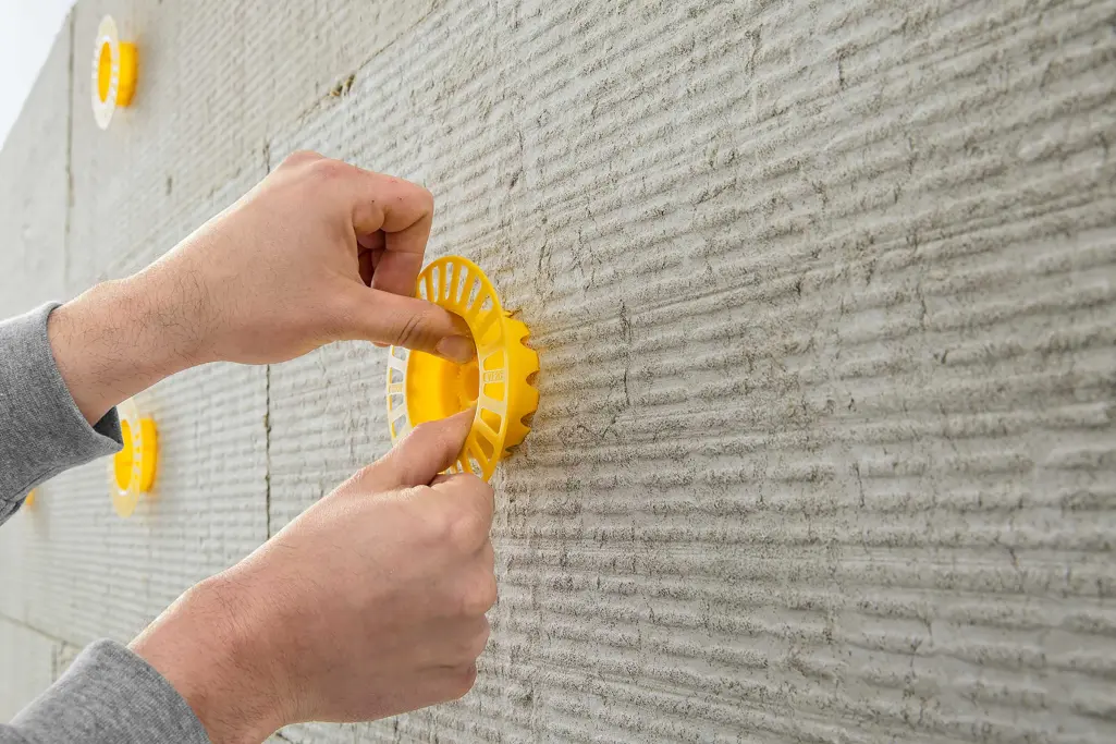 Isolation de façade en laine de roche