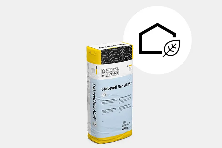 Système ITE Durable StoTherm AimS®, Sous--enduit, sans ciment, StoLevell Neo AimS
