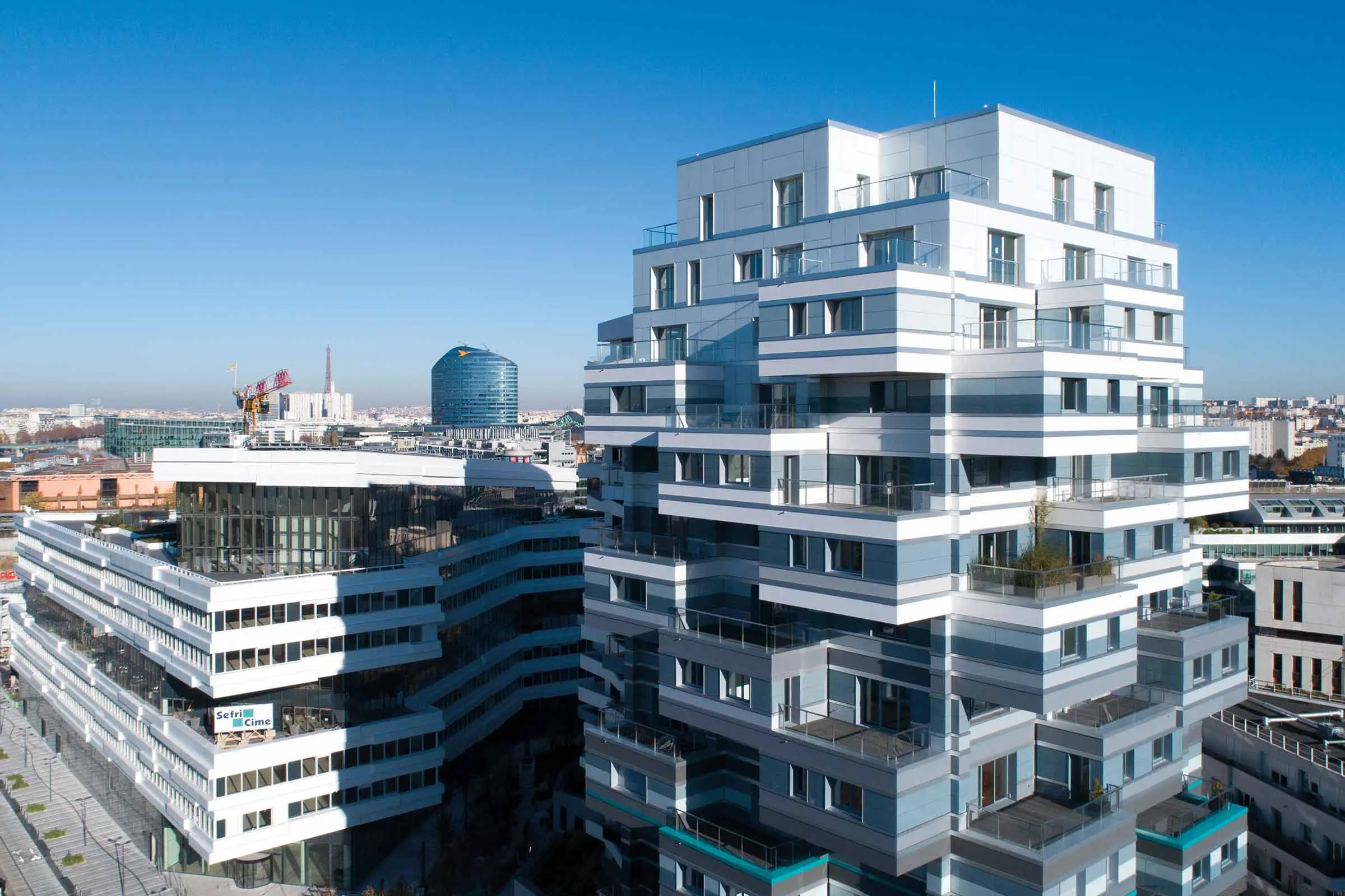 ITE & Bardage ventilé Sto - Programme Haute Définition Issy-Les-Moulineaux_Tour1