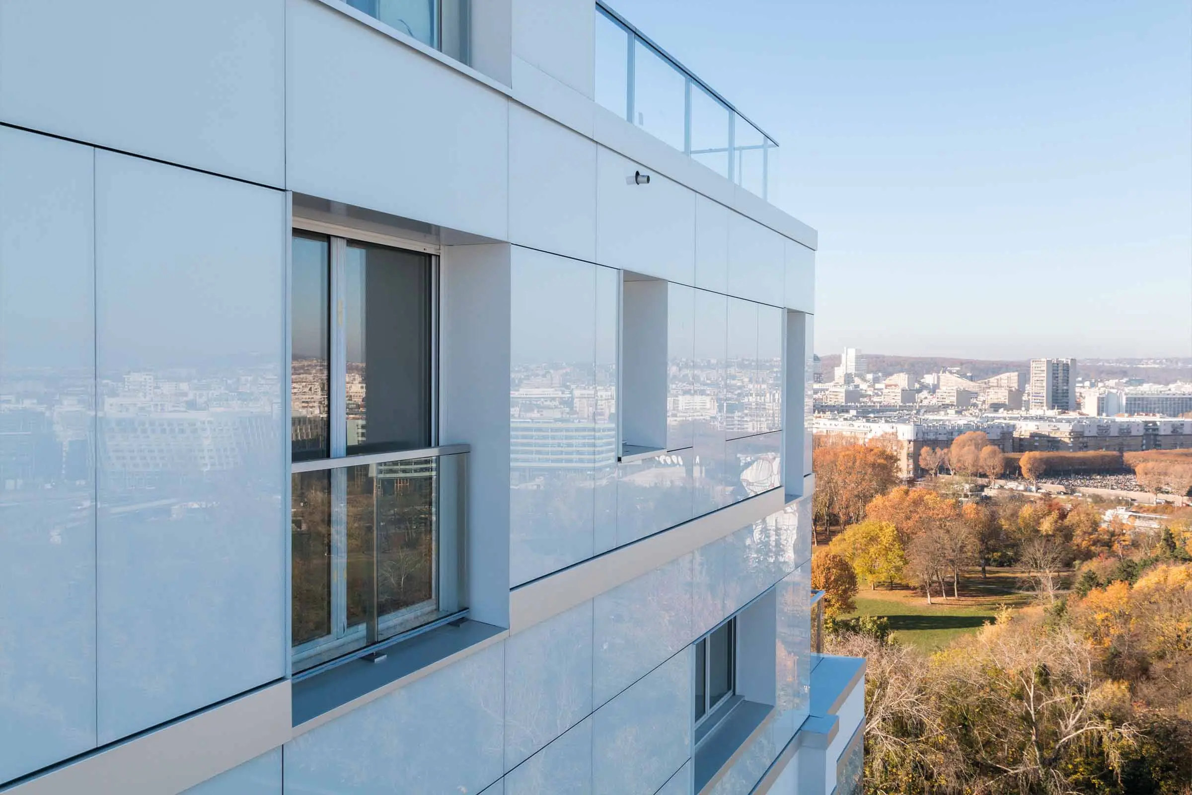 ITE & Bardage ventilé Sto - Programme Haute Définition Issy-Les-Moulineaux_Tour1