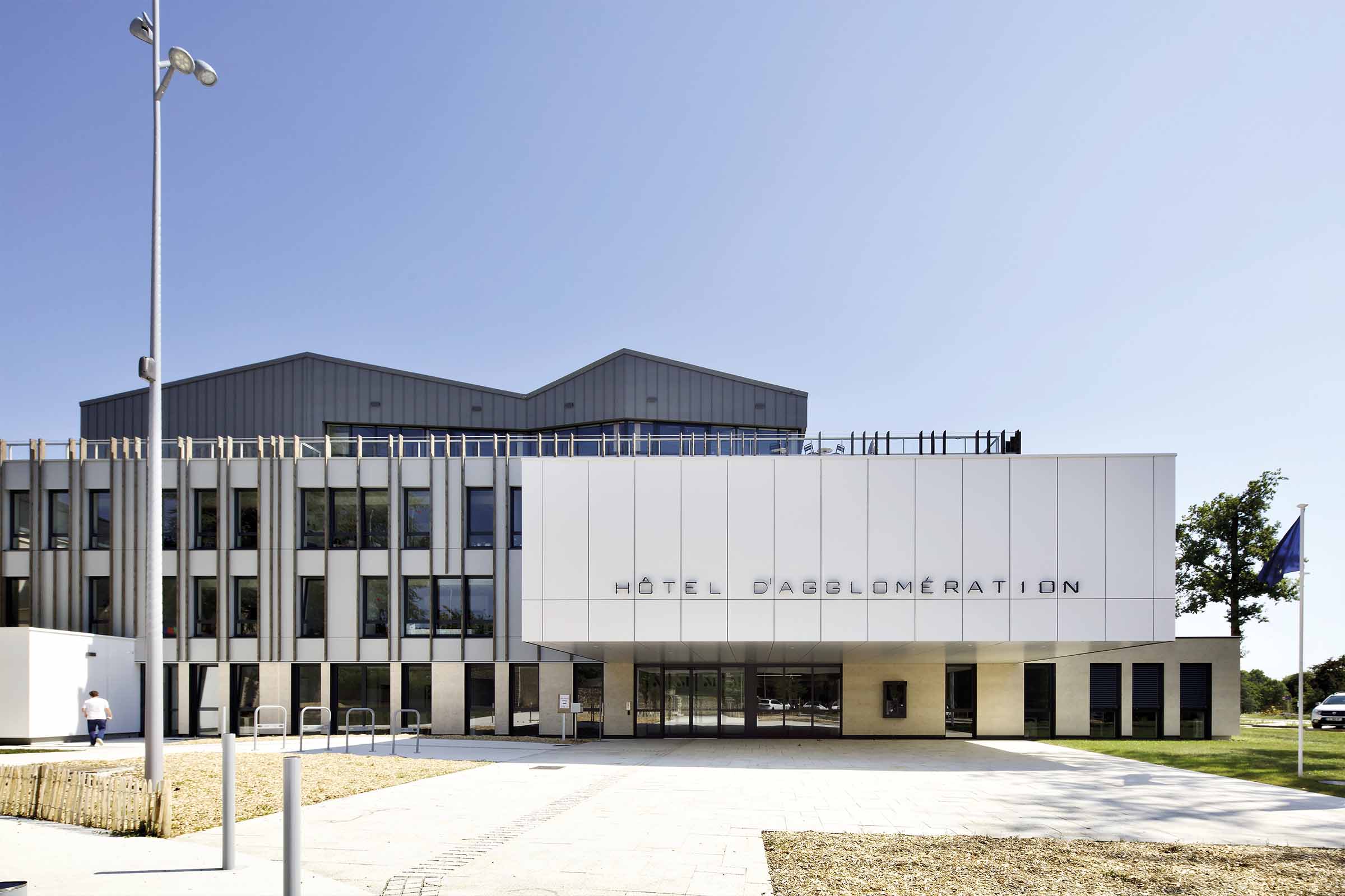 Sto Façade ventilée Bardage - StoVentec S – Hotel Intercommunal Montaigu Vendée