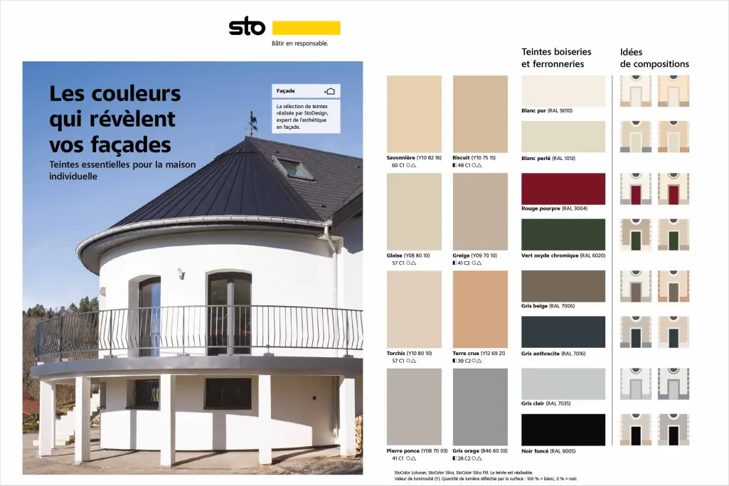 Nuancier Maison Individuelle Sto