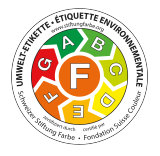 étiquette d'écocompatibilité F, de couleur